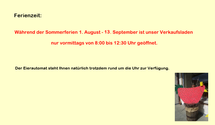 Ferienzeit